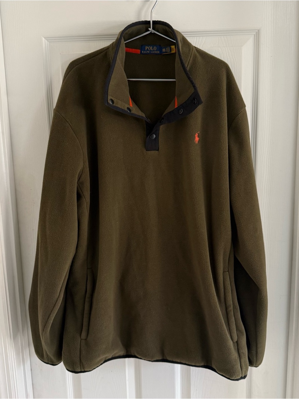 Men’s Polo Fleece Pullover